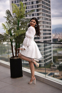 Pearly İncili After Parti Elbisesi - The Bride's Bliss