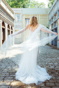 Bridia Straplez Pelerinli A Kesim Gelinlik - The Bride's Bliss