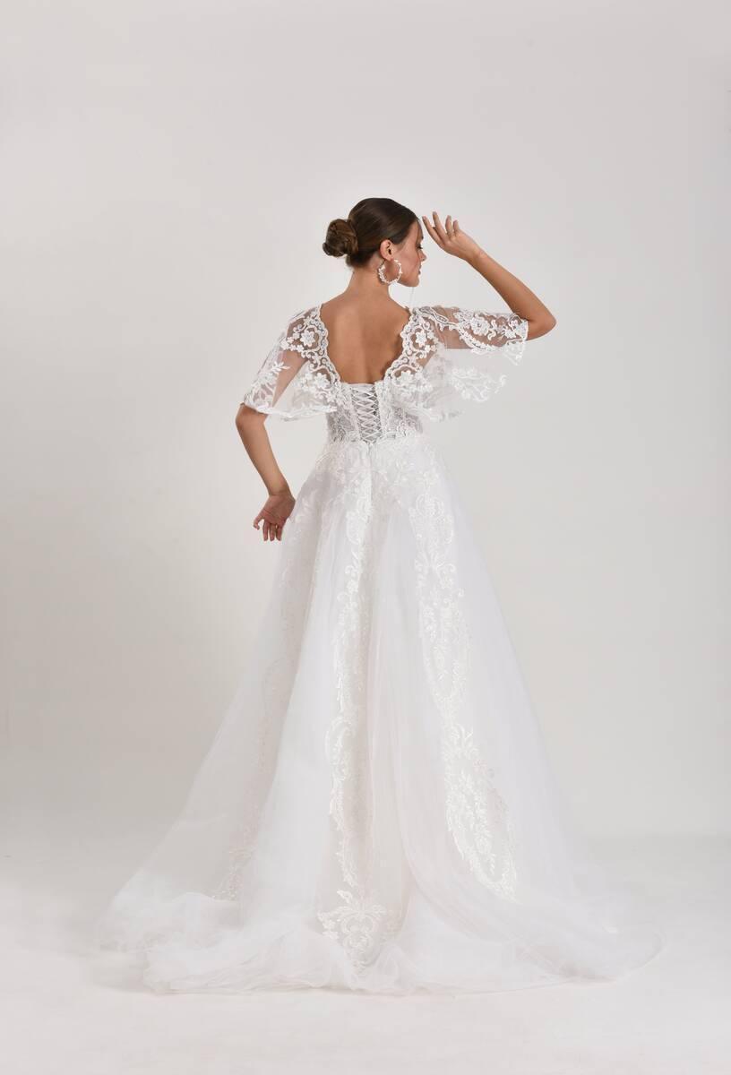 Butterfly Dantelli Helen A Kesim Gelinlik - The Bride's Bliss