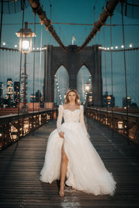 No One Üç Boyutlu Dantel A Kesim Gelinlik - The Bride's Bliss